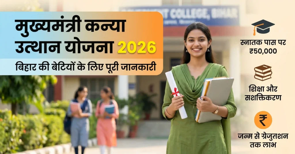 Mukhyamantri Kanya Utthan Yojana – Eligibility & Apply