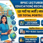 RPSC Lecturer Special Education Recruitment 2026 - जानें पूरी जानकारी